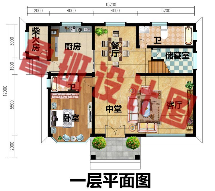 热销新款二层别墅房屋设计