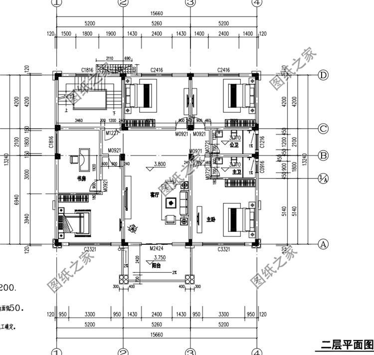 二层户型图