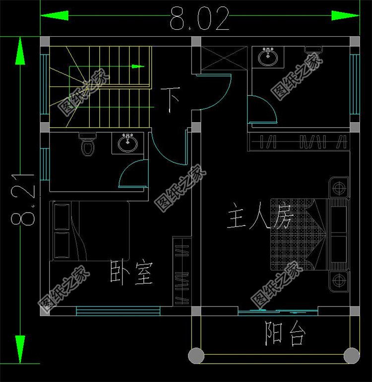 二层户型图