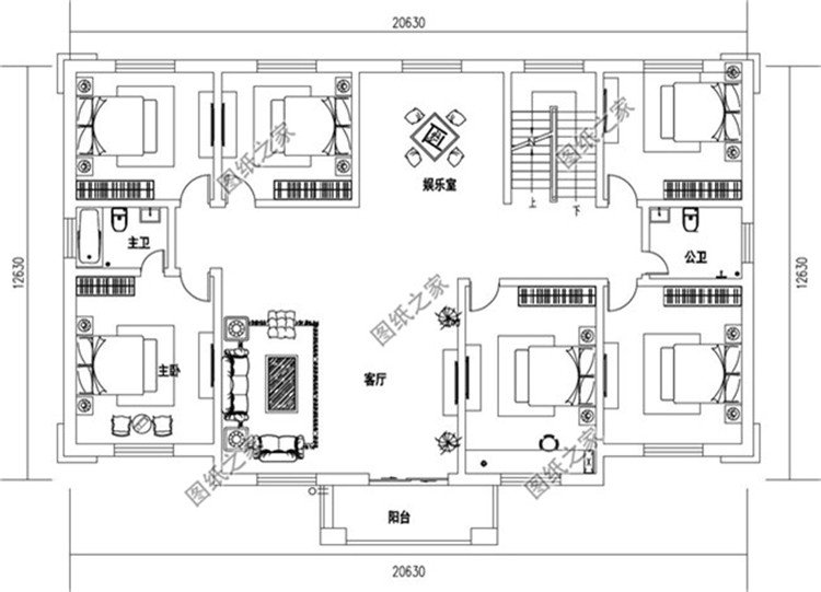 二层户型图