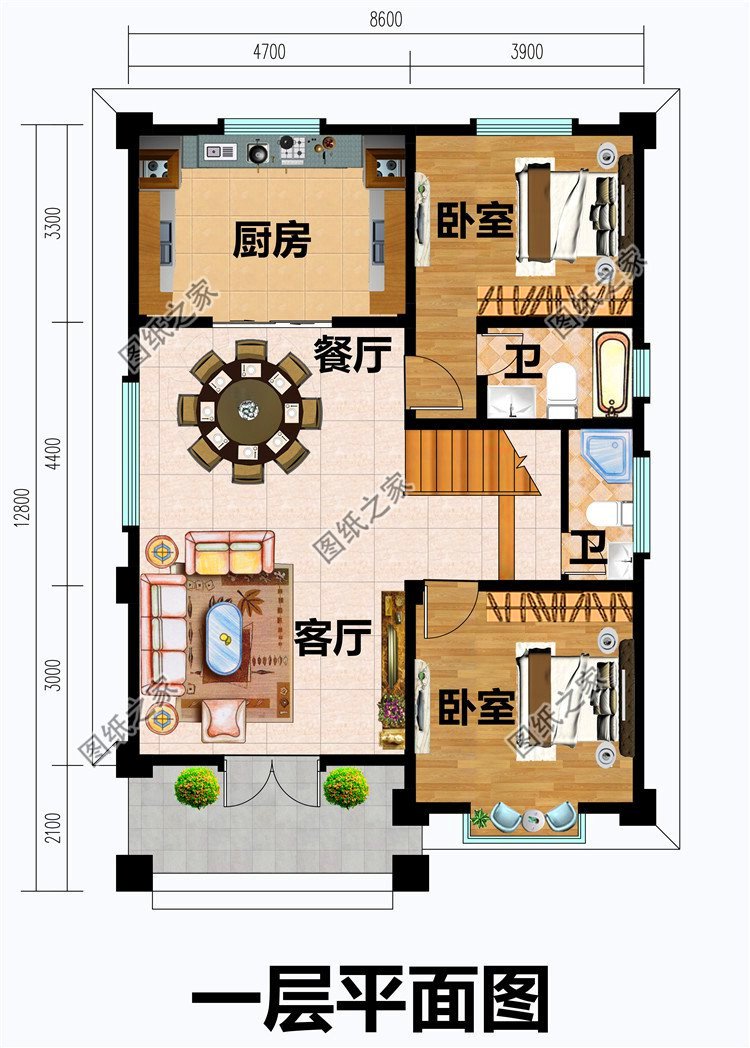 一层户型图