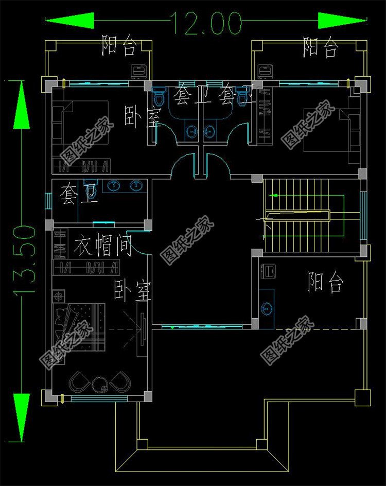 三层户型图