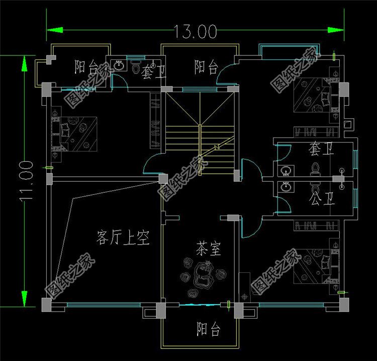 二层户型图