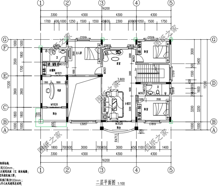 二层户型图