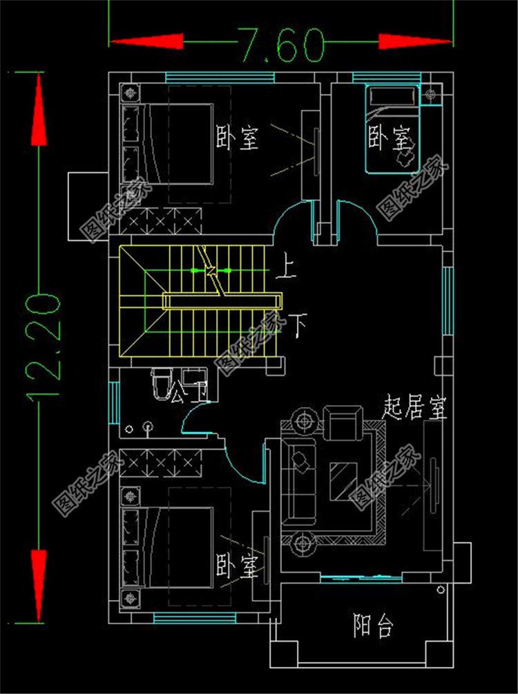 二层户型图