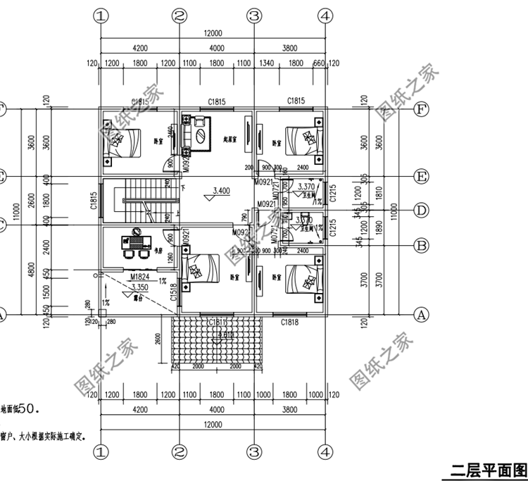 二层户型图