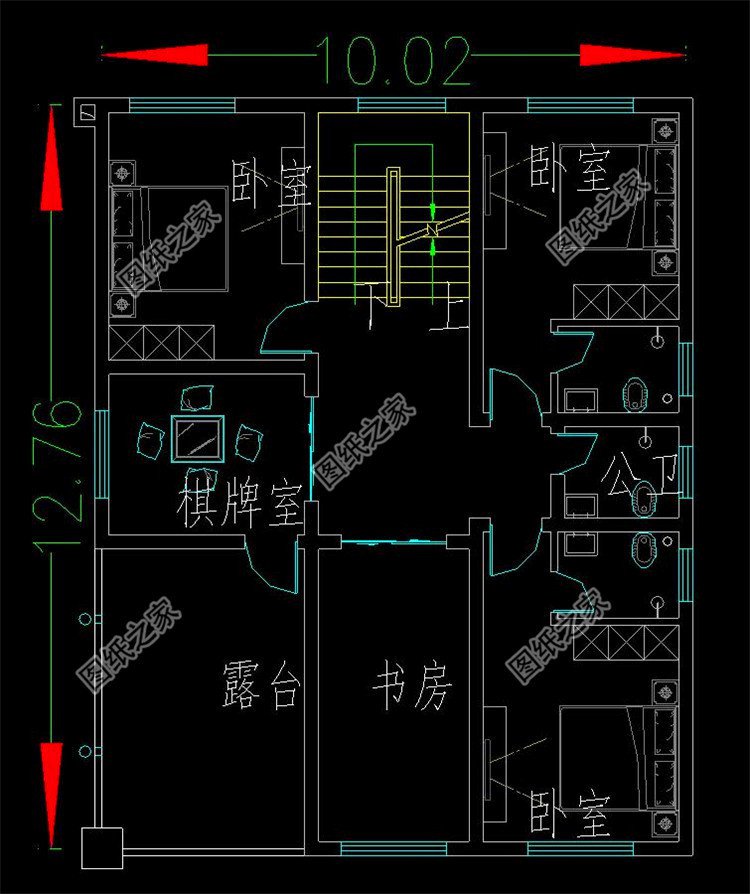 三层户型图