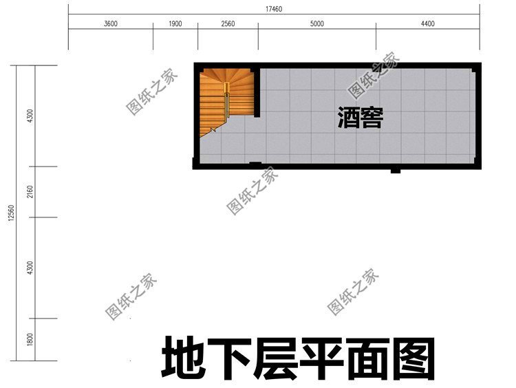 地下室户型图