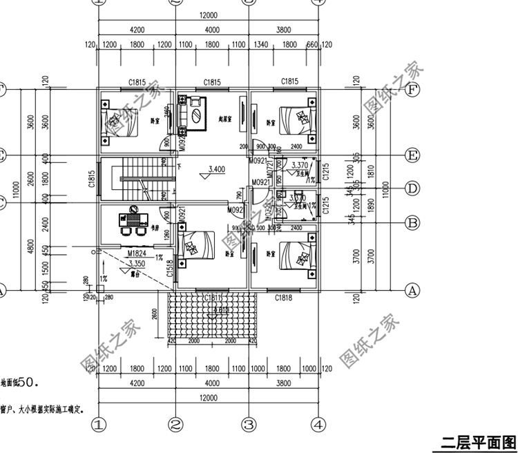 二层户型图