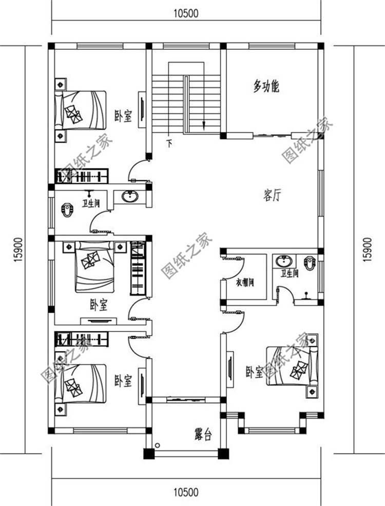 二层户型图