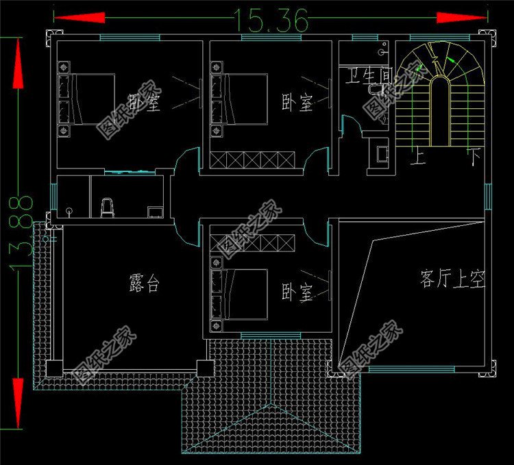 三层户型图