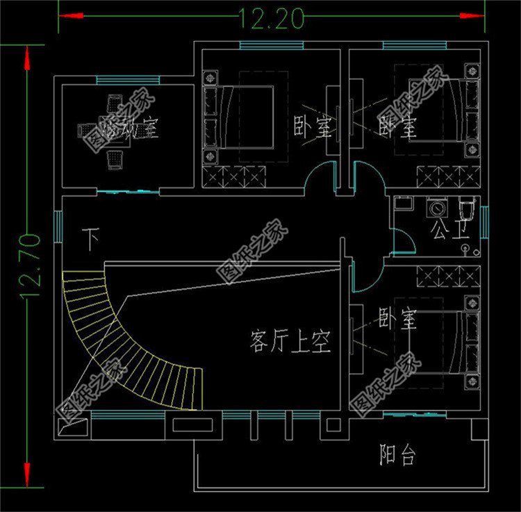 二层户型图