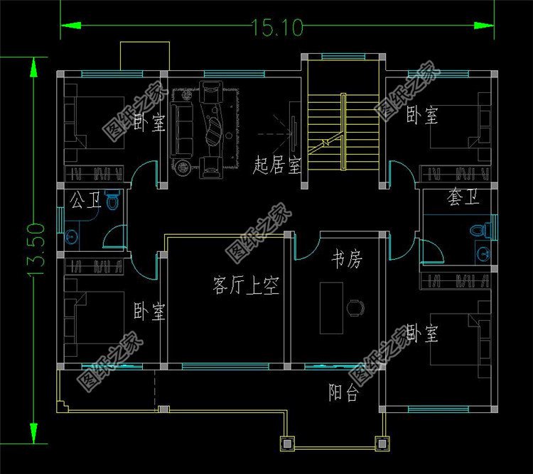 二层户型图