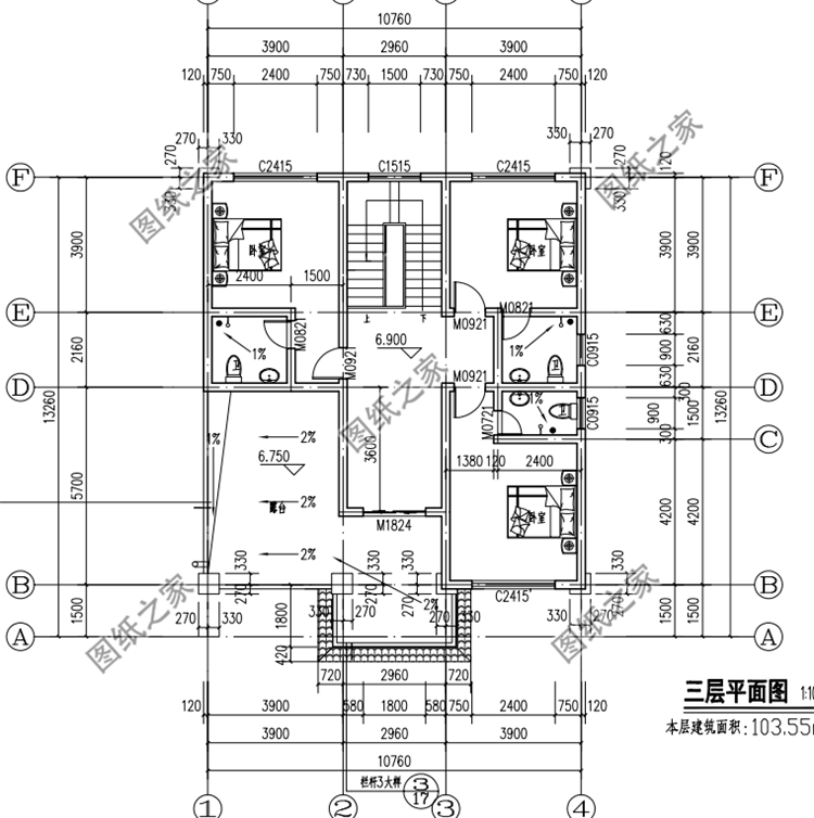 三层户型图