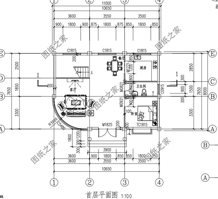 一层户型图