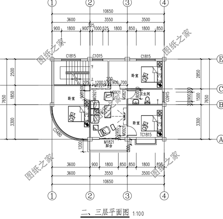 二层户型图