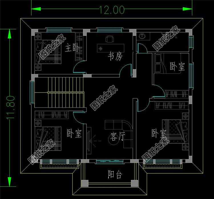 二层户型图