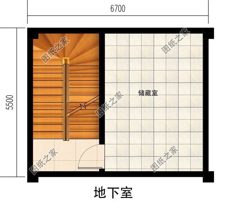 地下室户型图