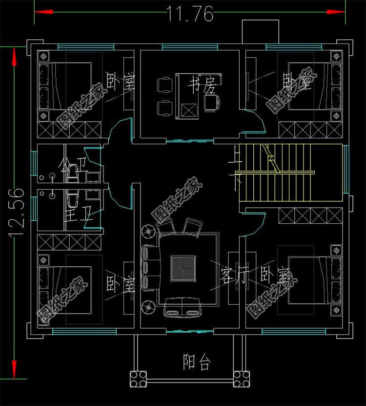 二层户型图