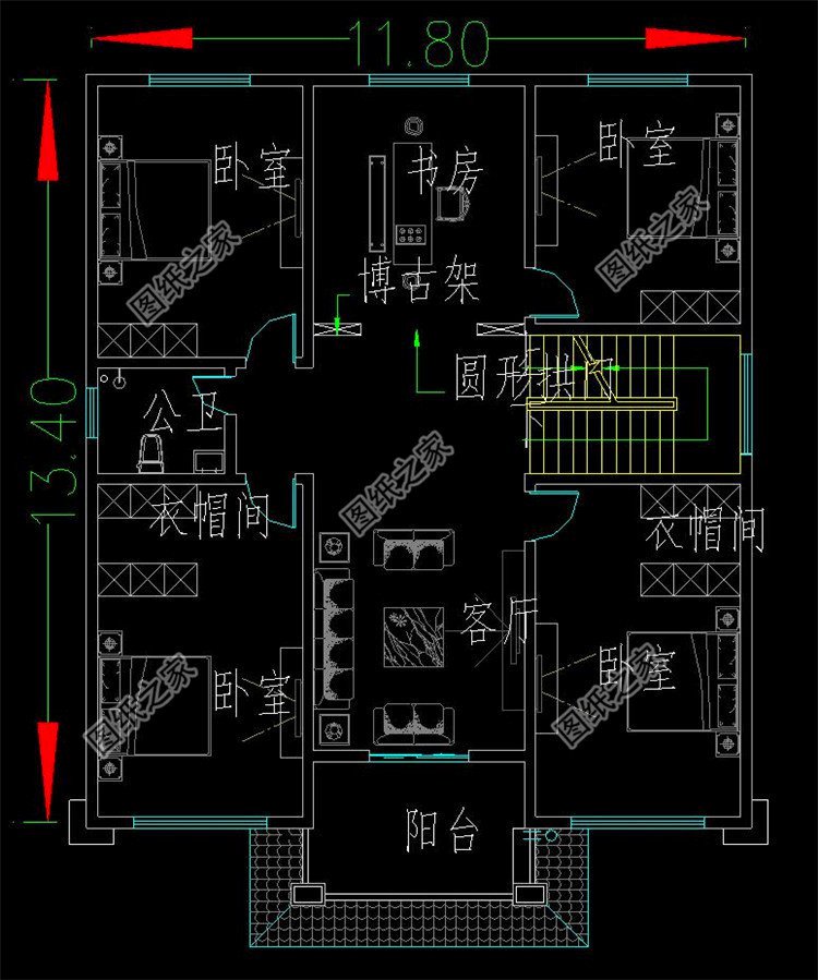 二层户型图