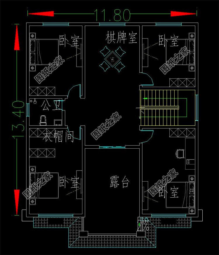 三层户型图