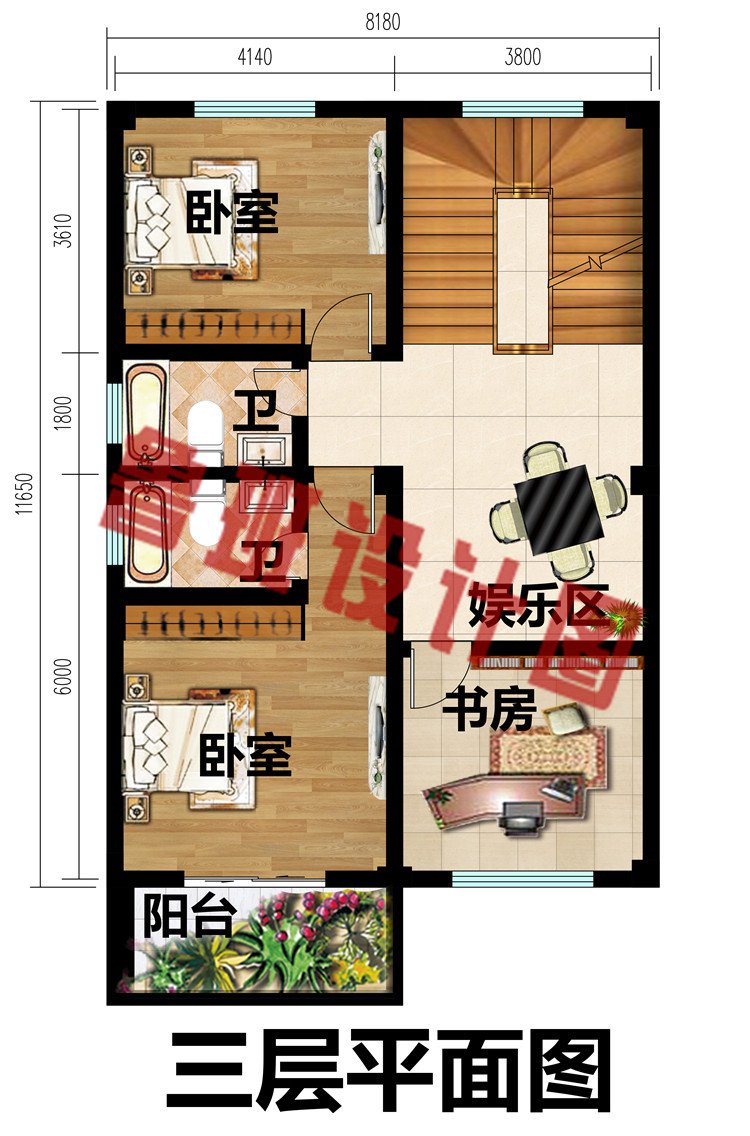 小户型四层自建房别墅