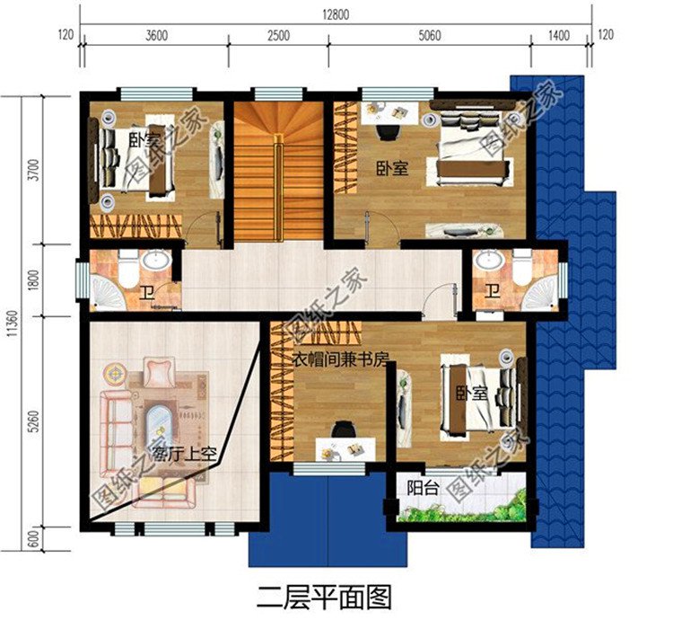 二层户型图