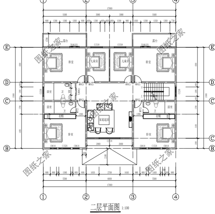 二层户型图