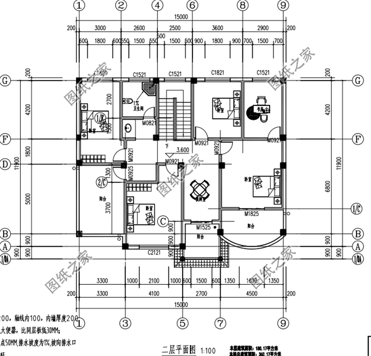 二层户型图