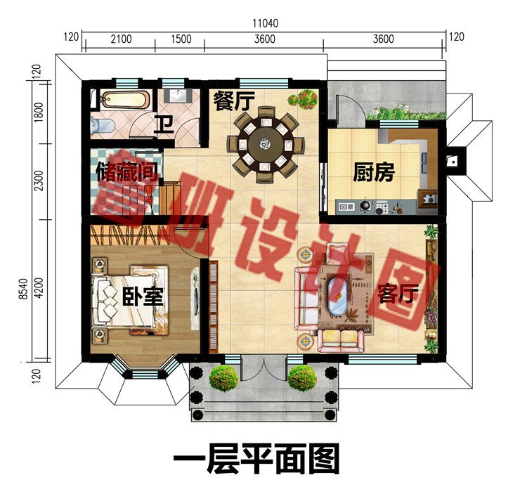 二层楼房图片造价10万