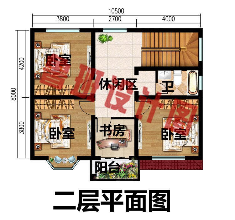 简洁农村二层楼房图片造价12万