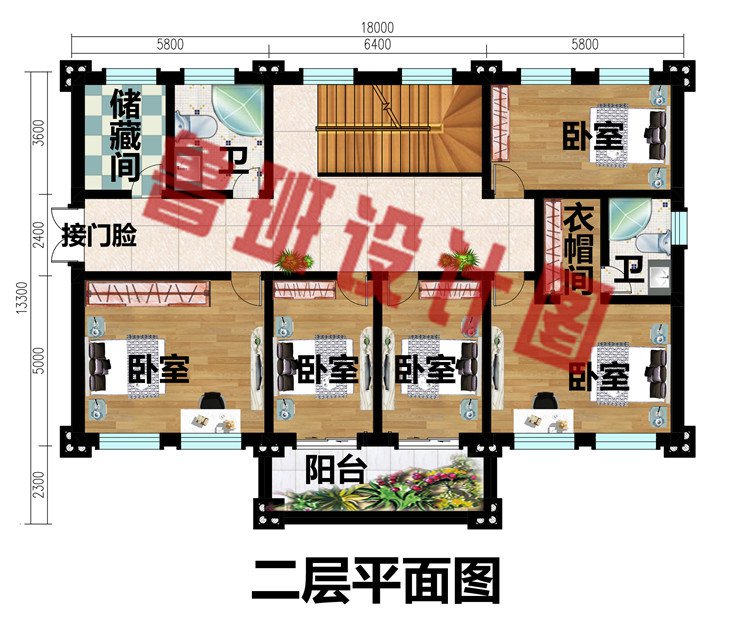 2020新款现代二层别墅小洋楼设计图