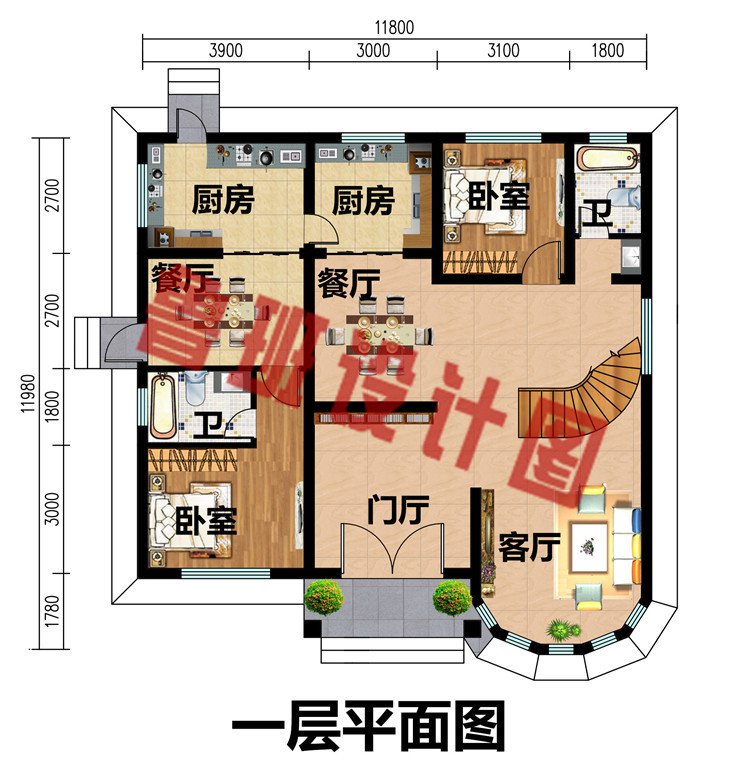 新型农村二层小别墅自建房屋推荐