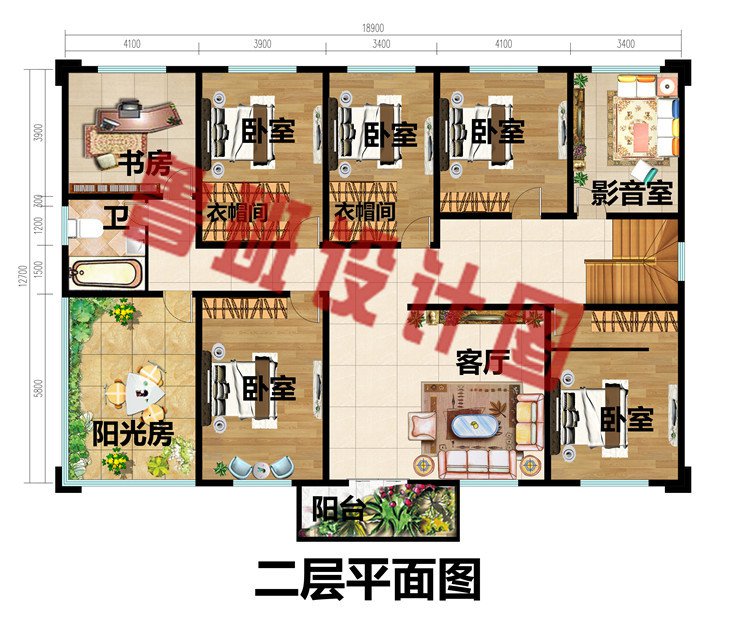 2020新款三层豪华新中式房子别墅图