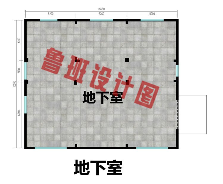 带堂屋农村三层别墅房屋设计施工图