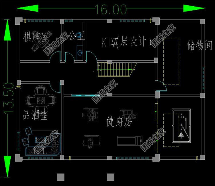 地下室户型图