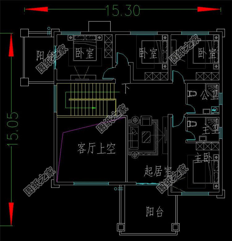 二层户型图