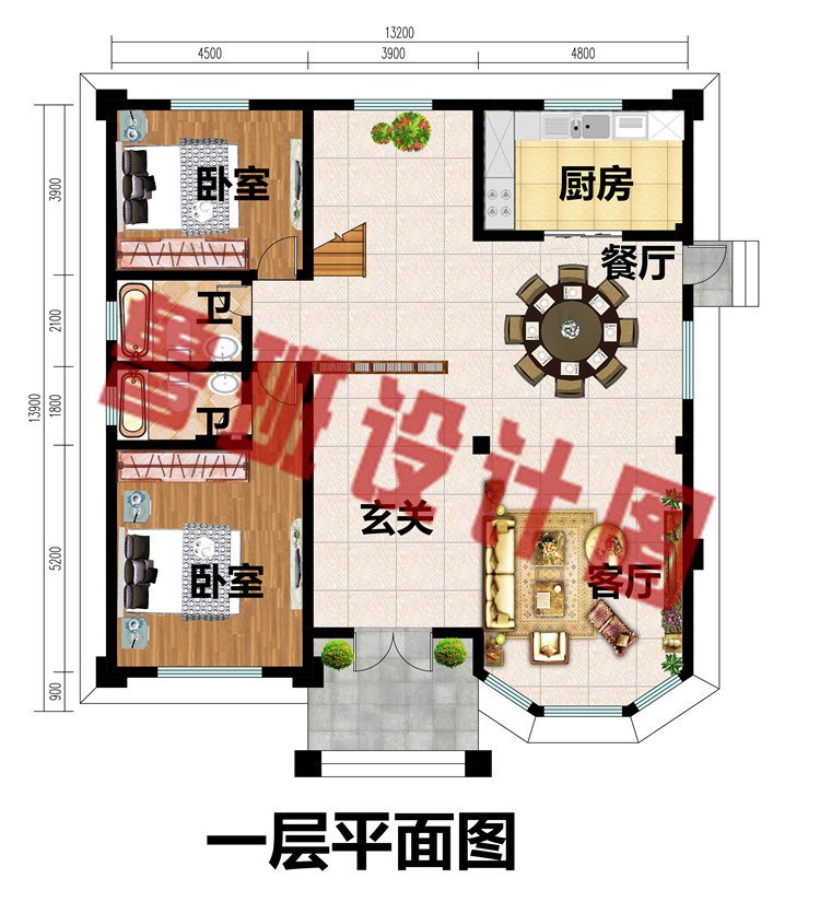 50万欧式三层楼别墅设计方案