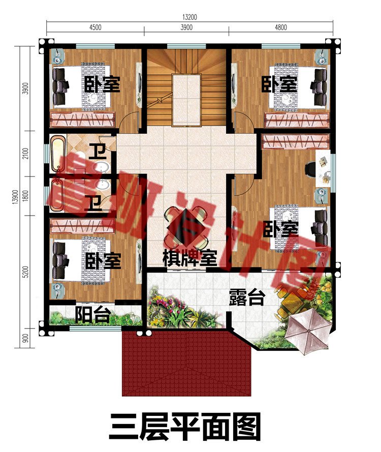 50万欧式三层楼别墅设计方案