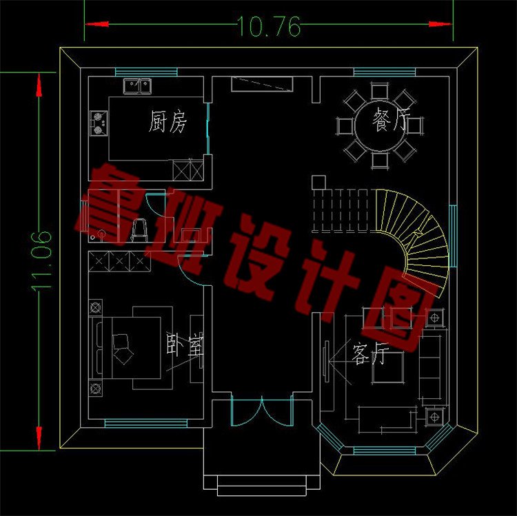 二层楼房设计图纸