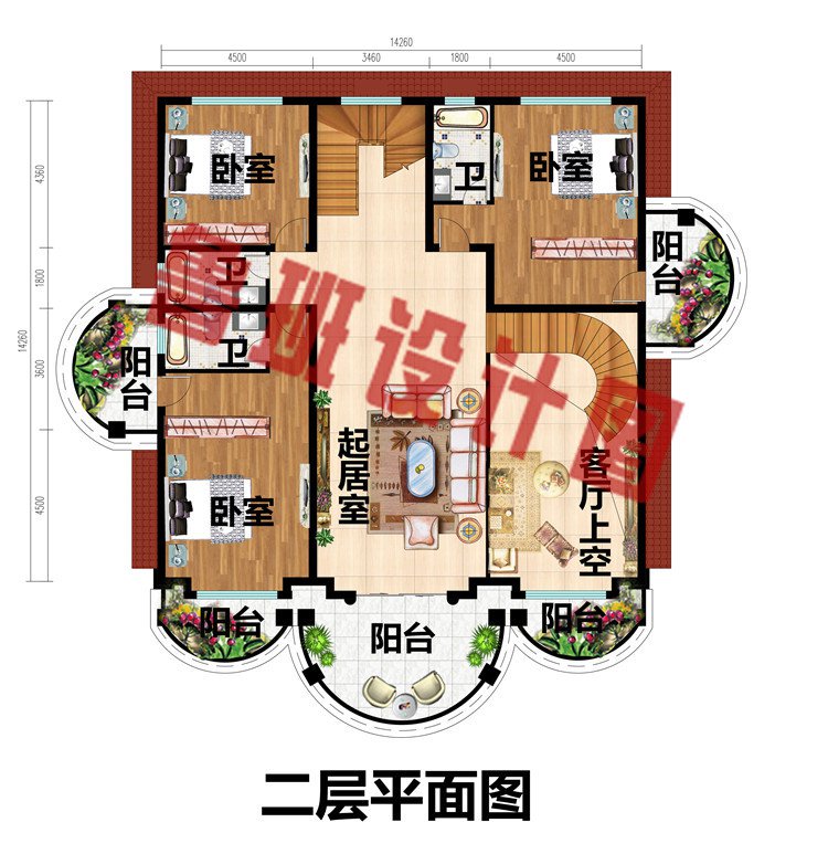 巴洛克风格农村二层别墅