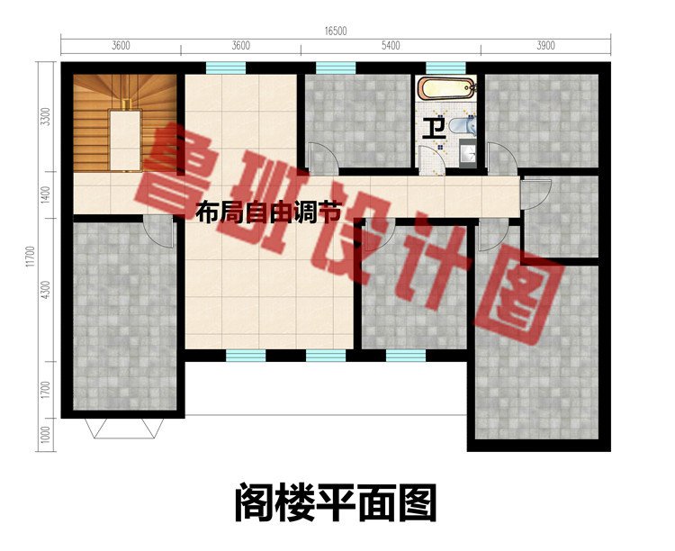 一层实用自建别墅设计图