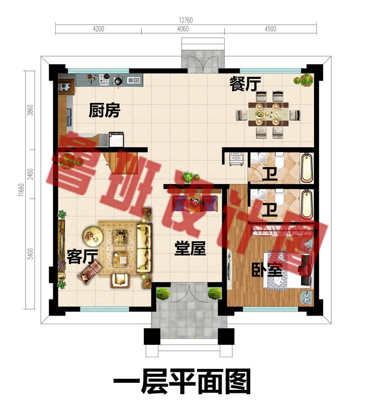 新农村自建四层别墅设计图