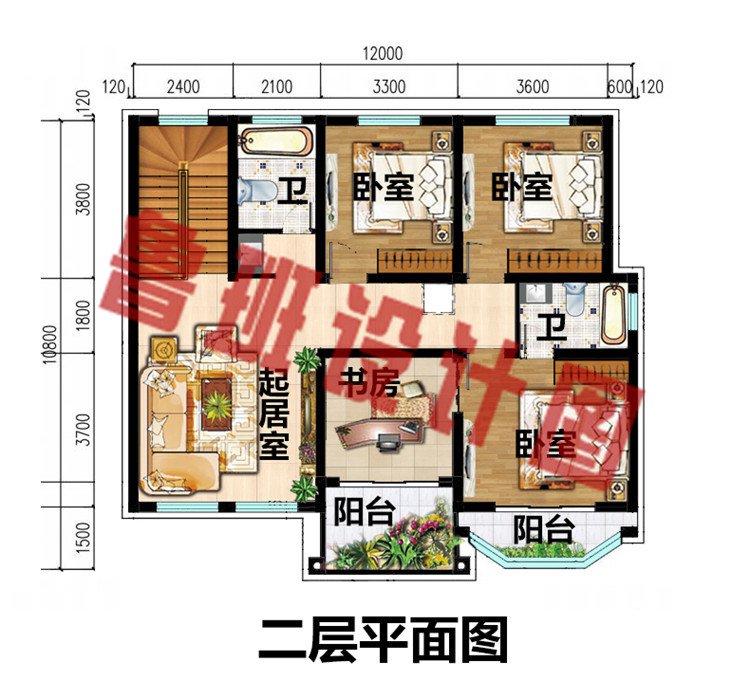 农村13万元二层小楼图