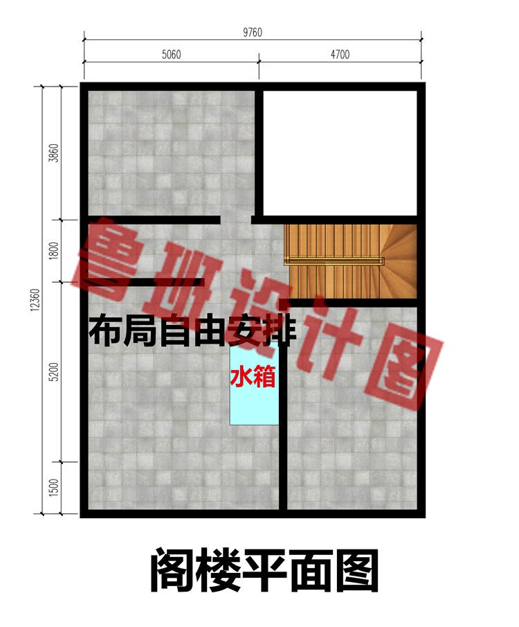 好看实用农村二层别墅设计图阁楼