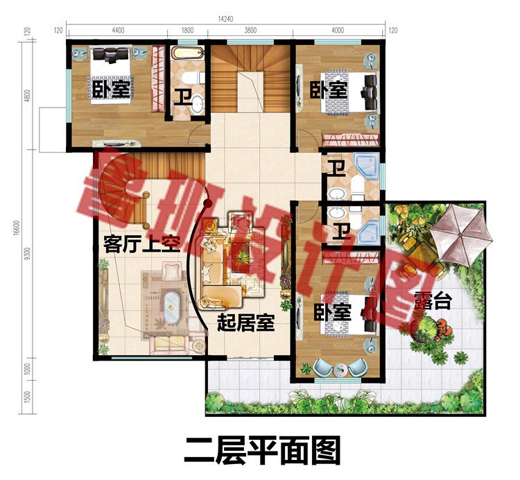 霸气侧漏的巴洛克别墅效果图