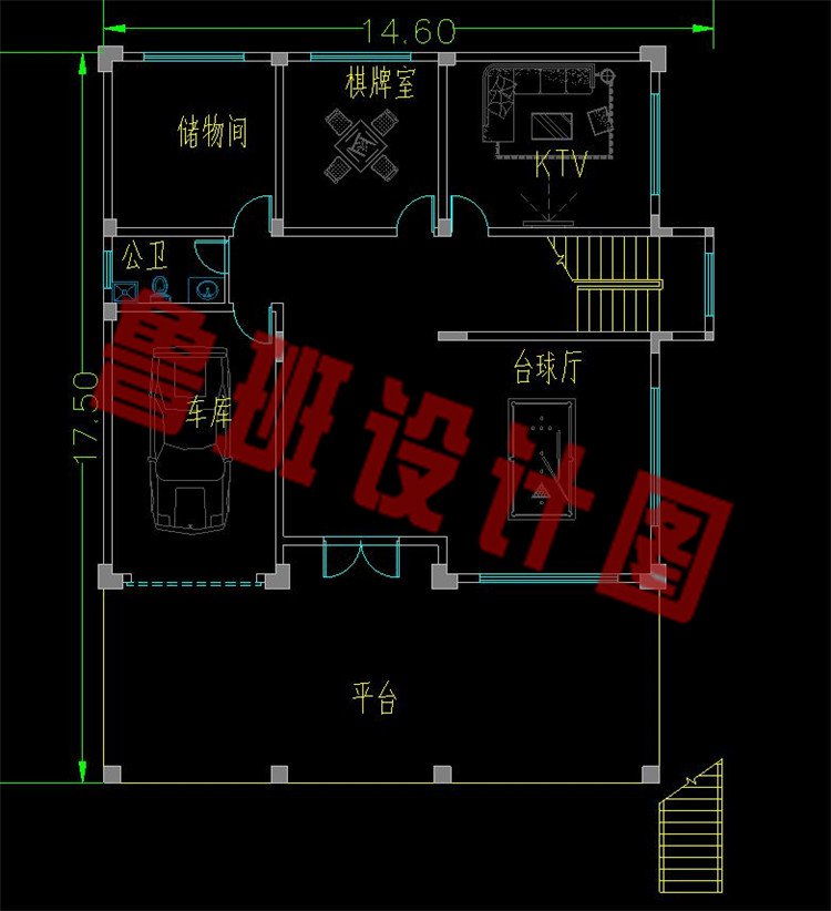 超气派农村四层别墅一层