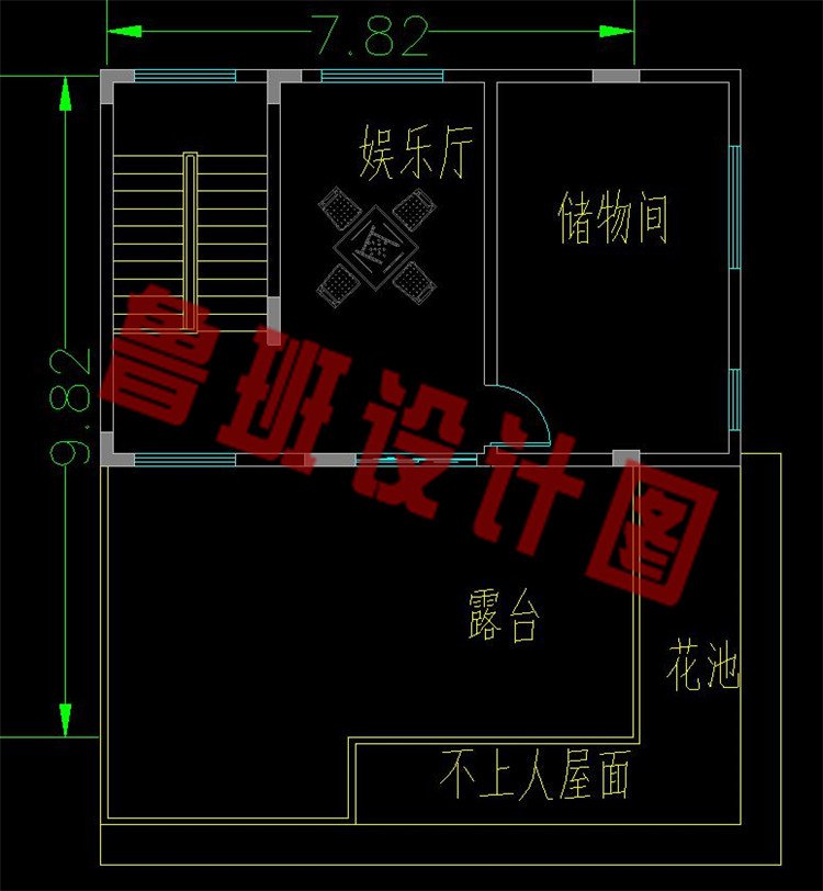 四层平顶别墅设计图四层