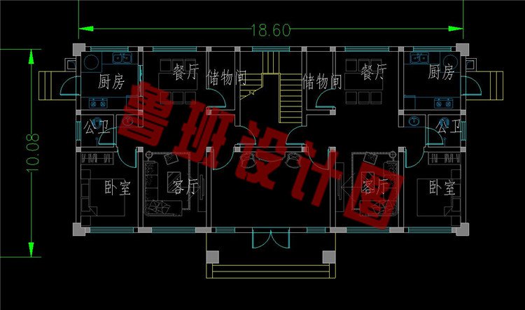 造价便宜的二层双拼别墅一层