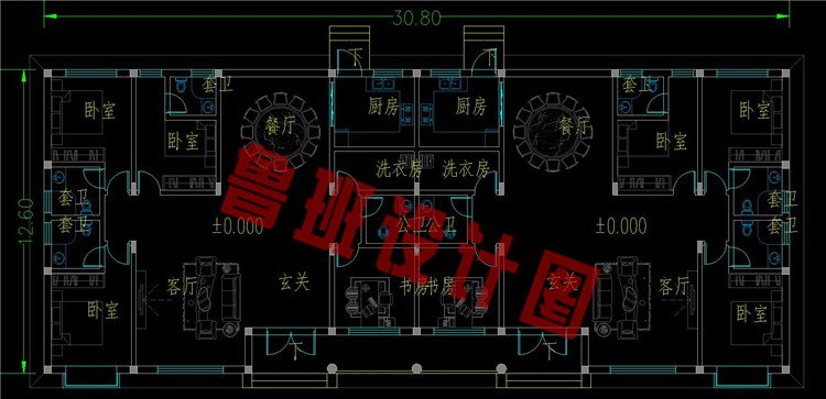 实用一层小别墅设计图一层